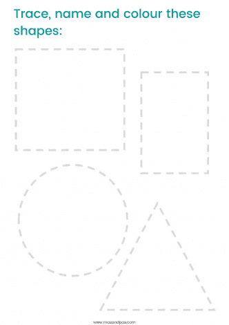 2D Shapes Activity Pack - Free printable downloads - learn about 2D shapes