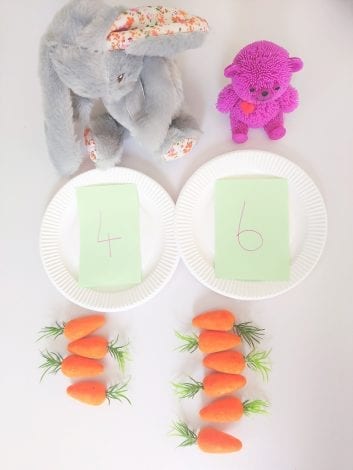 Teddy Bear's Picnic Numeracy Activity - learn numeracy activities like number bonds addition and sharing through this group activity