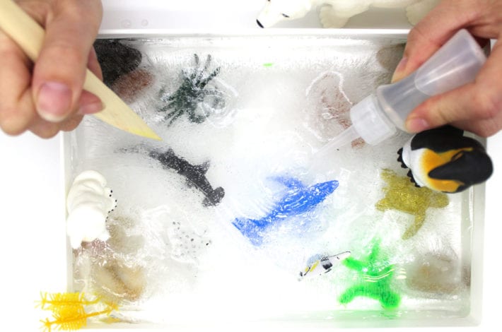 ice excavation activity - ocean animal rescue activity for toddlers and kids - fun kids activities