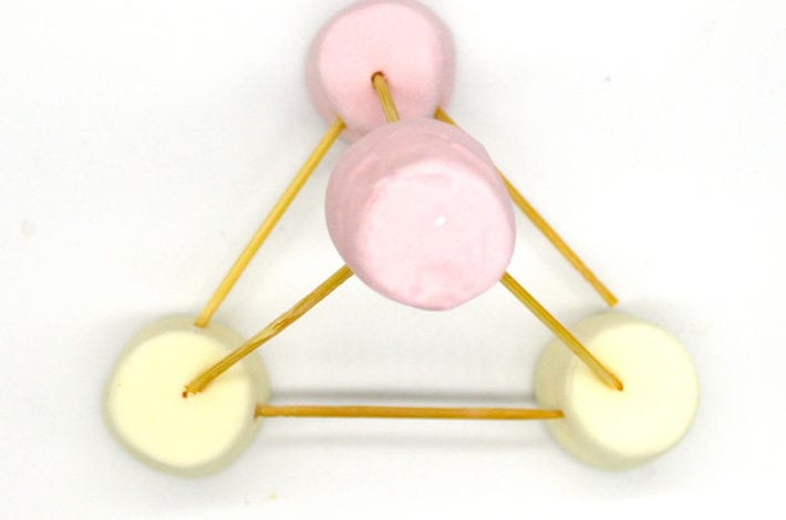 Marshmallow toothpick challenge - marshmallow stem activities - marshmallow towers