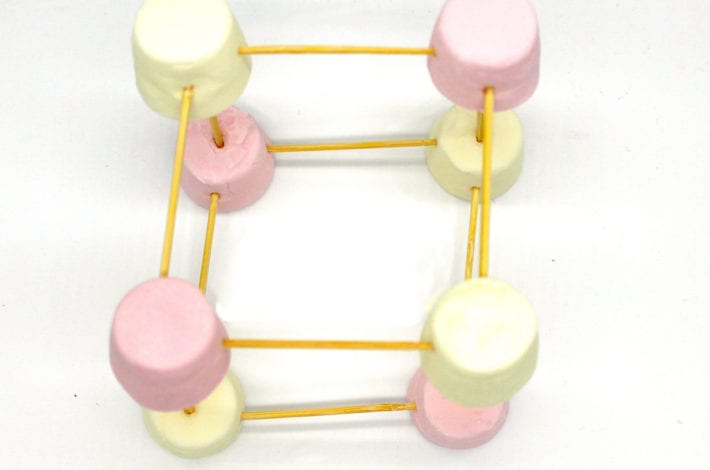 Marshmallow toothpick challenge - marshmallow stem activities - marshmallow towers