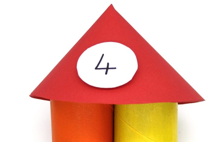 Number bond activity with gnome home towers - learn to add