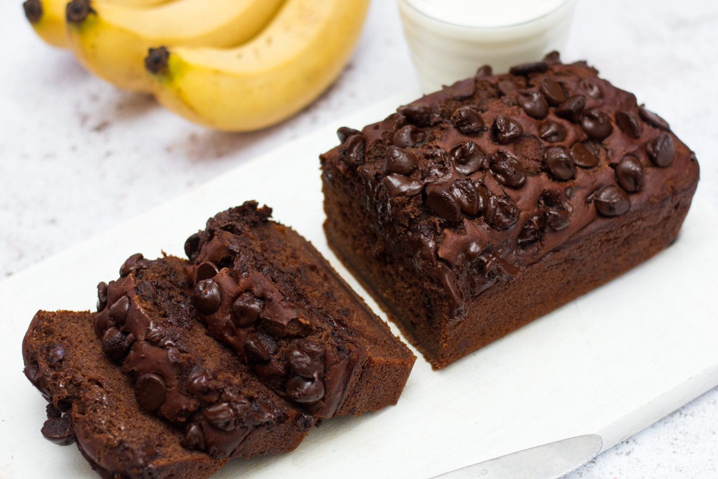 Healthy Chocolate Banana Bread {Secret Ingredient} image