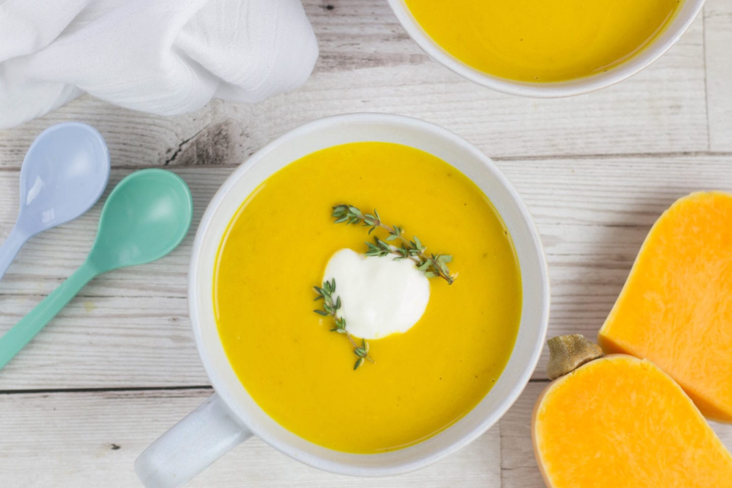 Toddler Soup with Butternut Squash and Carrots image