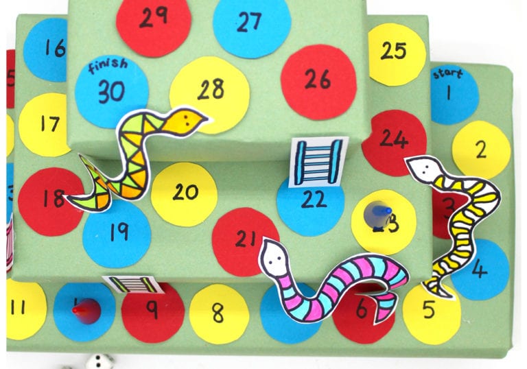 DIY Multi Level Snakes and Ladders 3D Game