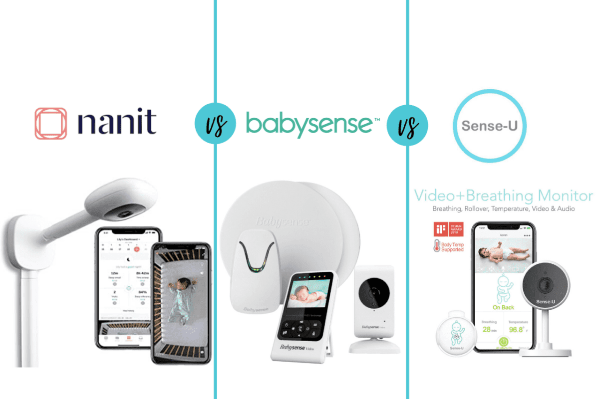 2020 New Model Sense-U Baby Monitor Breathing Movement Body Temperature Sensor 