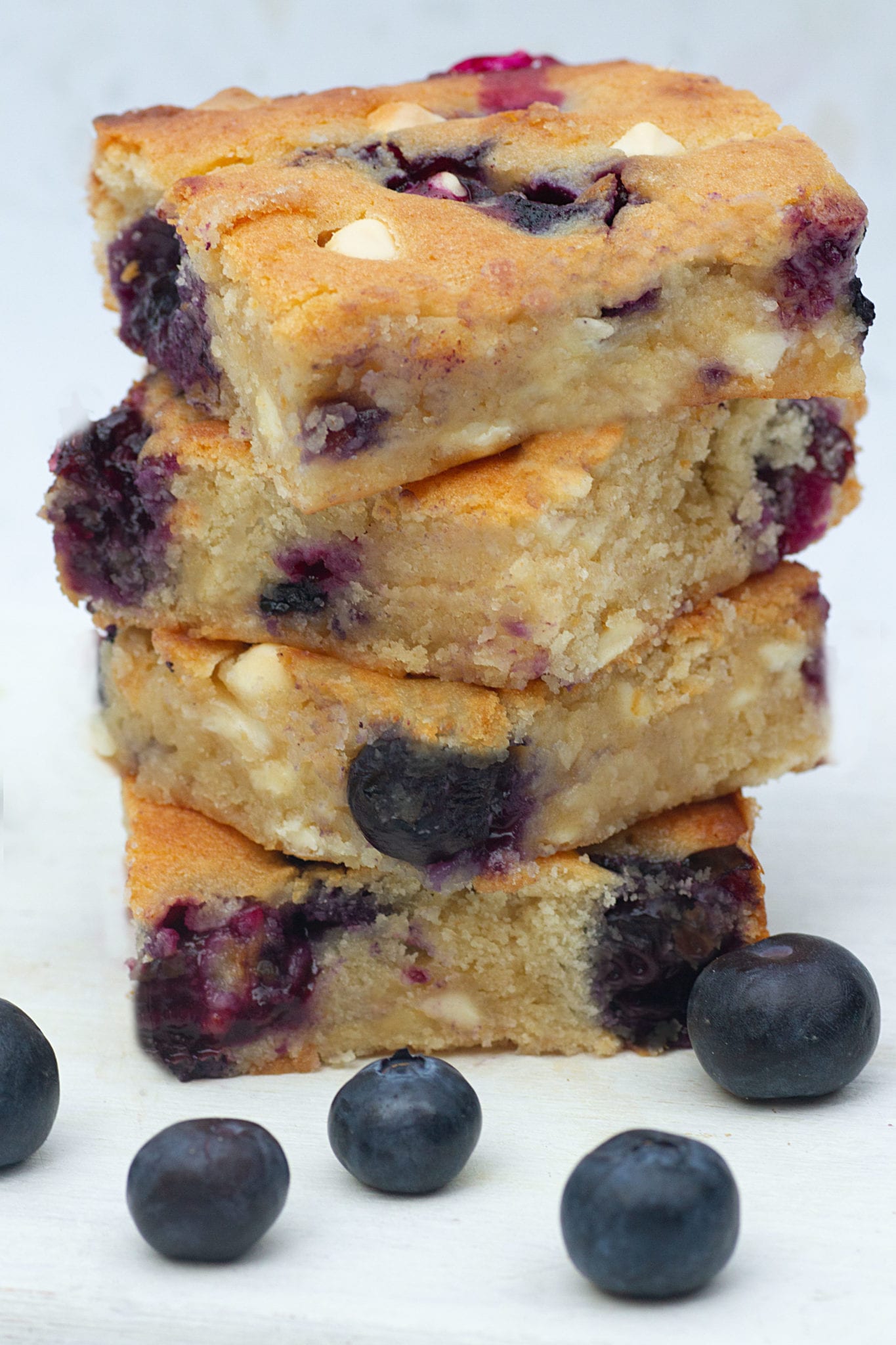 Blueberry Blondies Baking with Kids