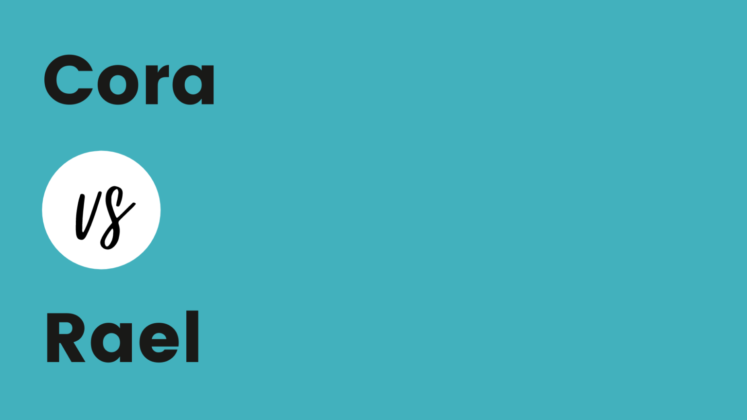 Cora vs Rael, Which is the Best Organic Tampon?