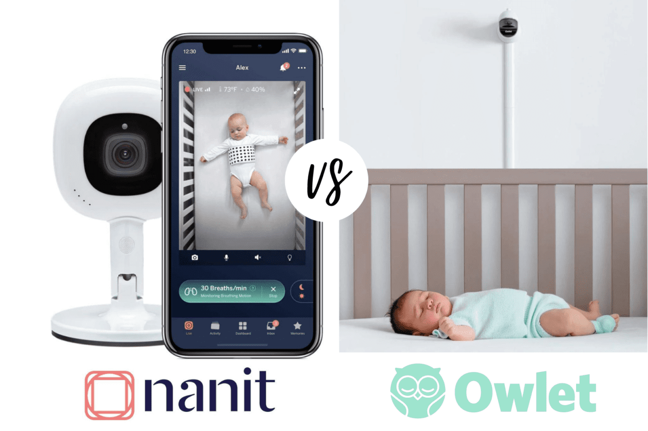 Nanit vs owlet - which is the best smart baby monitor for you - best baby breathing monitor and baby vitals monitor