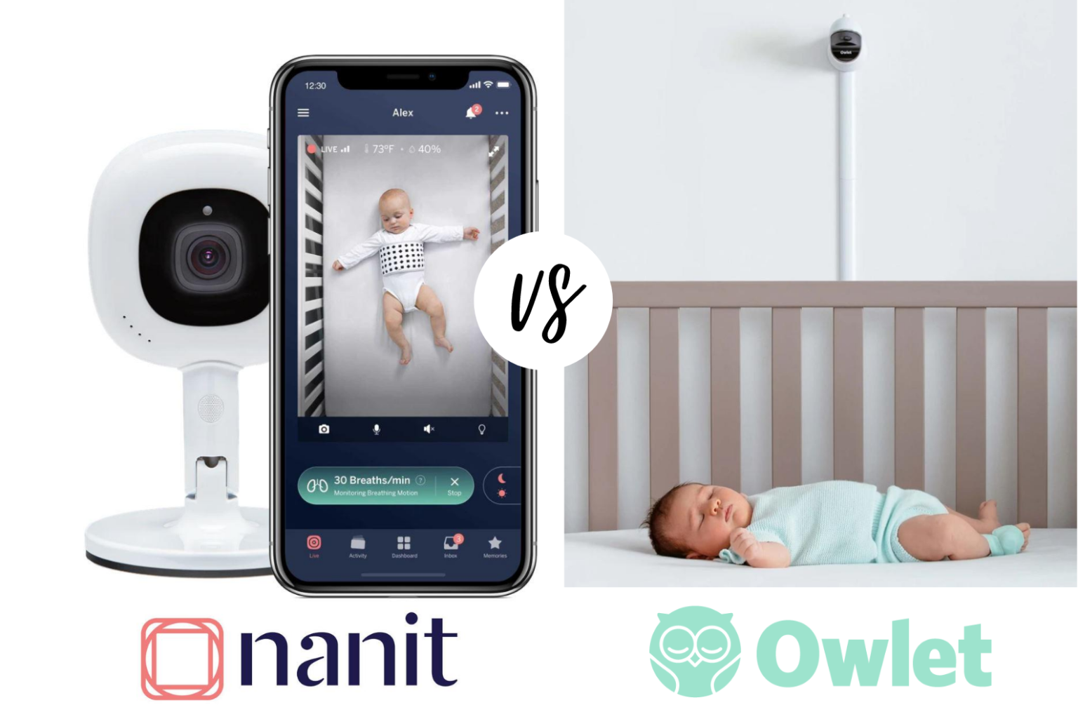 Nanit vs Owlet Review, Which Baby Breathing Monitor is Best?