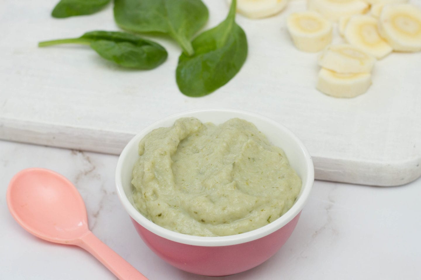 Parsnip and Spinach Puree image