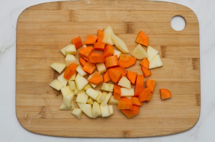 apple carrot and broccoli puree - baby puree recipes