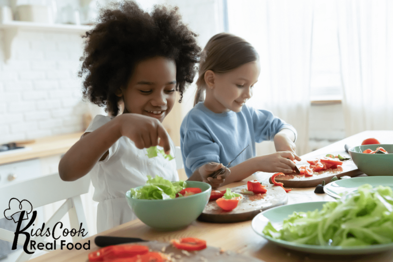 Kids cook real food ecourse review - parent child cooking classes