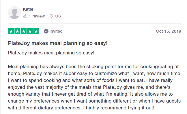 Platejoy Review - Best Personalized Meal Planner