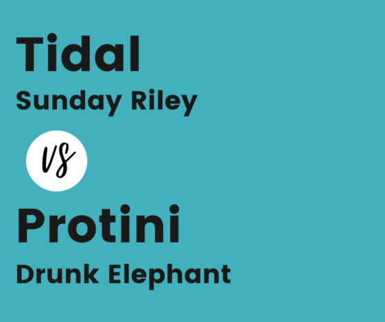 Face cream comparison - Sunday riley vs Drunk Elephant