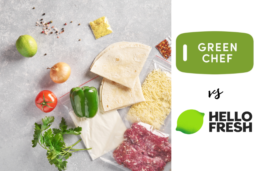 Green Chef vs HelloFresh - best meal kit delivery service
