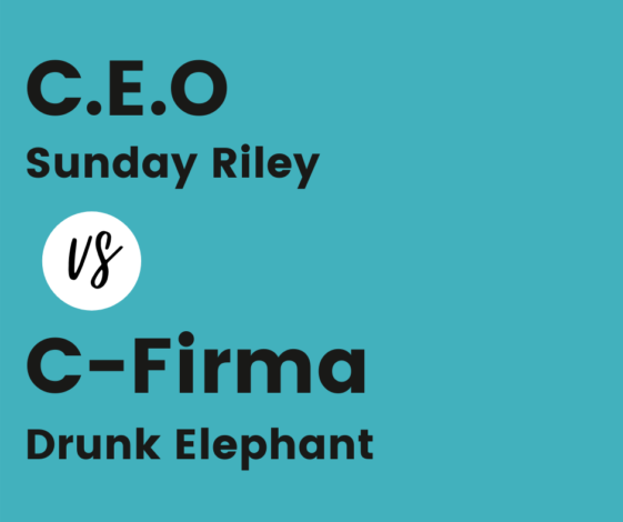 Vitamin C Serum Comparison - Sunday Riley vs Drunk Elephant