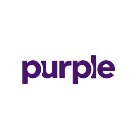 Purple logo square
