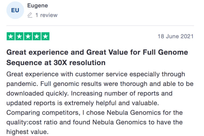 Nebula Genomics Review