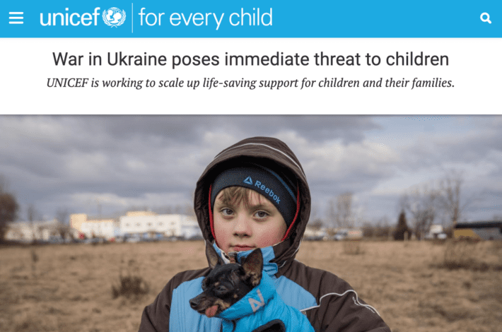 Unicef Ukraine appeal
